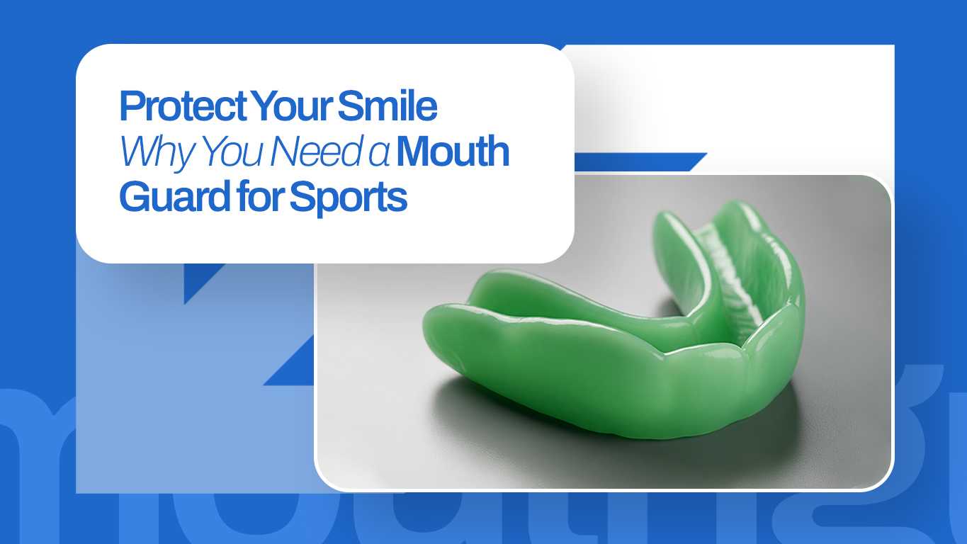 A blog feature image about why need mouth guard for sports