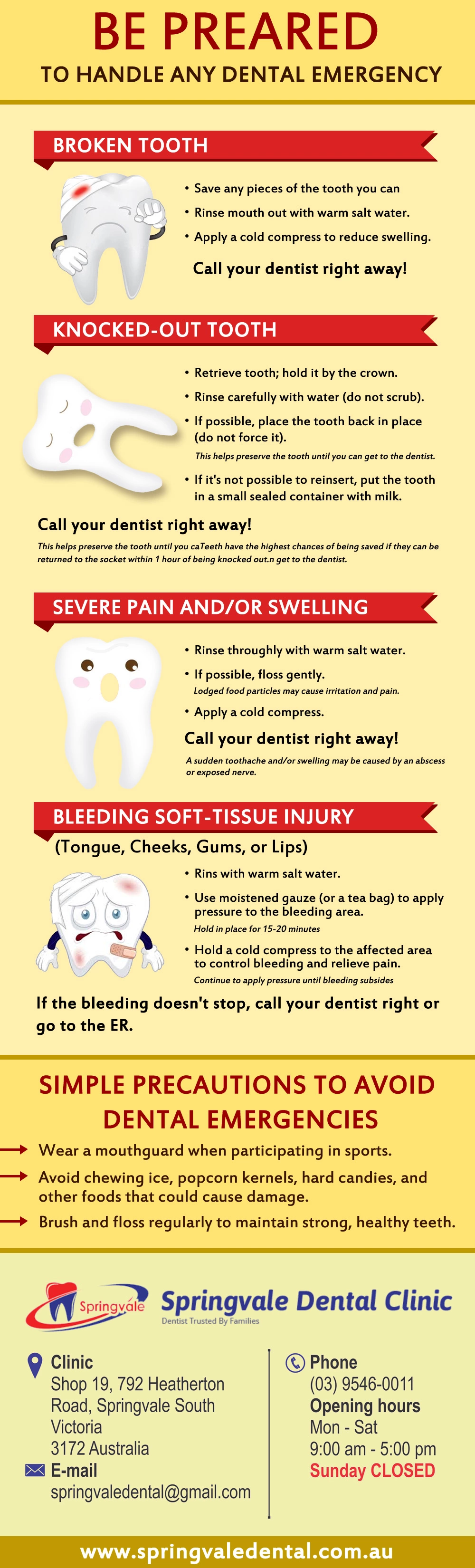 Be Preared To Handle Any Dental Emergency